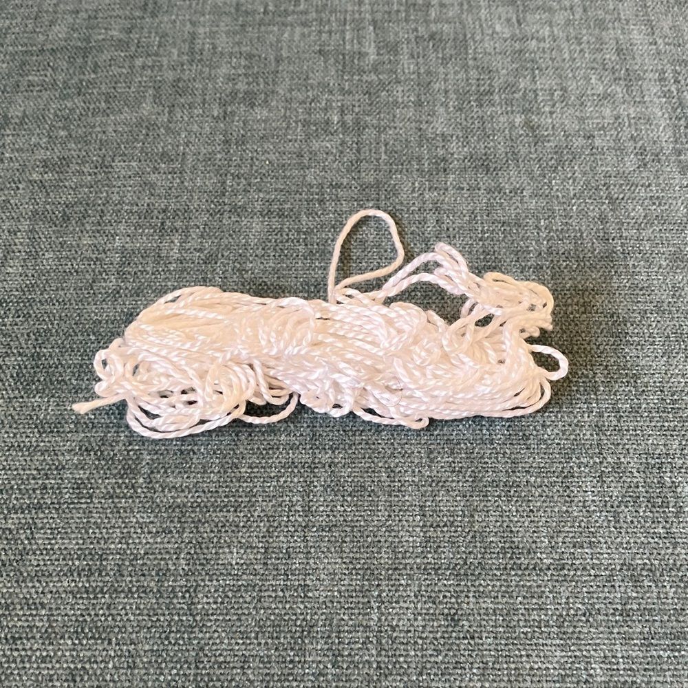 White Needlepoint Thread Yarn